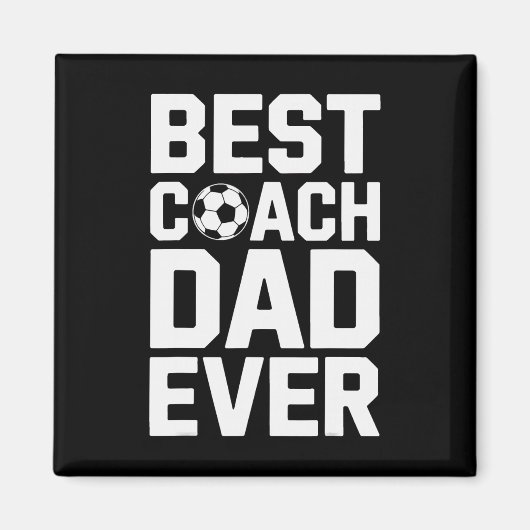 Bester Trainer Dad jemals Fußballtraining Sportlie Magnet (Vorne)