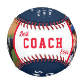 Bester Trainer je rot/blau Baseball (Vorderseite)