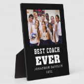 Bester Trainer jedes Jahr Name Team Foto Schwarz Fotoplatte (Seite)