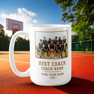 Bester Trainer Team Name Foto Danke Kaffeetasse