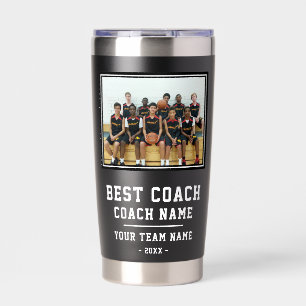 Bester Trainer Team Name Foto Danke Thermobecher