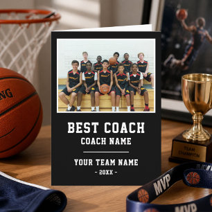 Bester Trainer Team Name Foto Dankeskarte