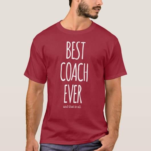 Bester Trainer überhaupt T-Shirt (Vorderseite)