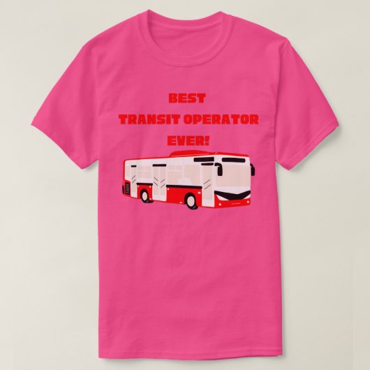 Bester Transitbetreiber T-Shirt (Design vorne)