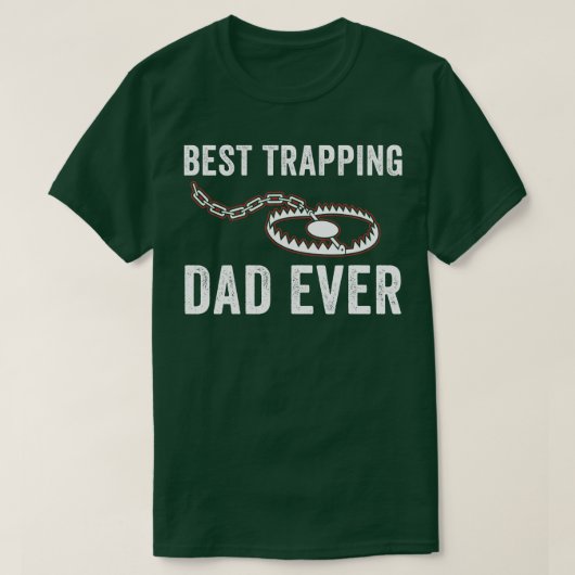 Bester Trapper Vater je Funny Father Trapper Falle T-Shirt (Design vorne)