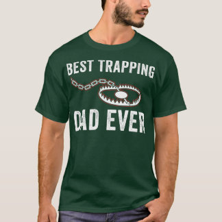Bester Trapper Vater je Funny Father Trapper Falle T-Shirt
