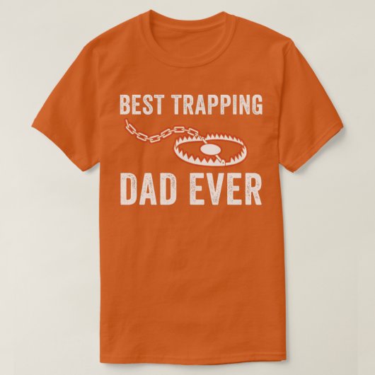 Bester Trapper Vater je Funny Father Trapper Falle T-Shirt (Design vorne)
