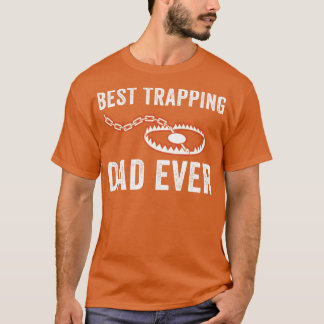 Bester Trapper Vater je Funny Father Trapper Falle T-Shirt