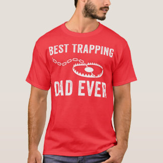 Bester Trapper Vater je Funny Father Trapper Falle T-Shirt