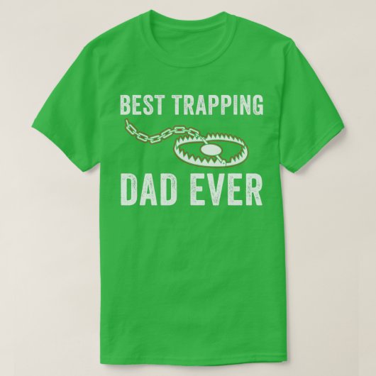Bester Trapper Vater je Funny Father Trapper Falle T-Shirt (Design vorne)