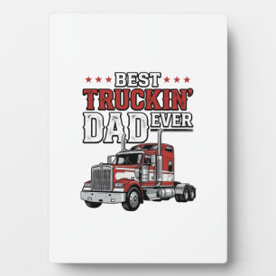 Bester Trucker-Vater aller Zeiten Vintage-Truck-Sh Fotoplatte