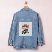 Bester Trucker-Vater Aller Zeiten Vintage-Truck-Sh Jeansjacke (Hangar)