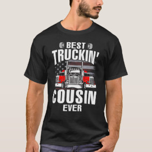 Bester Truckin'-COUSIN Aller Zeiten USA-Flagge Vat T-Shirt