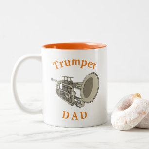 Bester "Trumpet VATER" jemals! Der Kaffee des Vate Zweifarbige Tasse