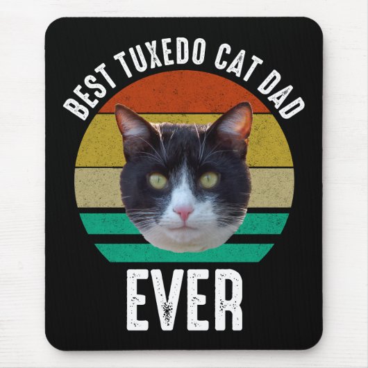 Bester Tuxedo Cat Vater je Mousepad (Vorne)