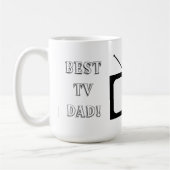 Bester TV-Vater! Kaffeetasse (Links)