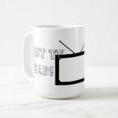 Bester TV-Vater! Kaffeetasse (Vorderseite Links)