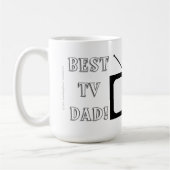 Bester TV-Vater! Kaffeetasse (Links)