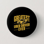 Bester Uber Driver je Uber Driver Funny 1 Button (Vorderseite)