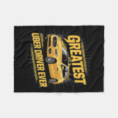 Bester Uber Driver je Uber Driver Funny 1 Fleecedecke (Vorderseite (Horizontal))