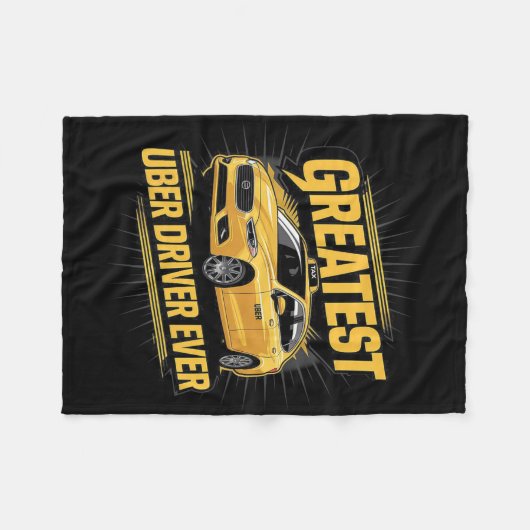 Bester Uber Driver je Uber Driver Funny 1 Fleecedecke (Vorderseite (Horizontal))