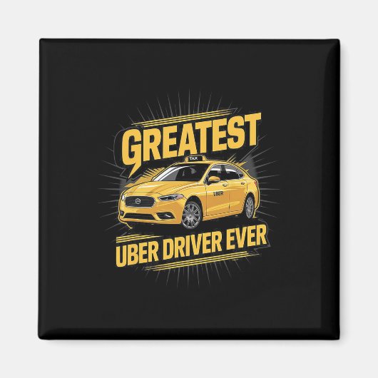 Bester Uber Driver je Uber Driver Funny 1 Magnet (Vorne)
