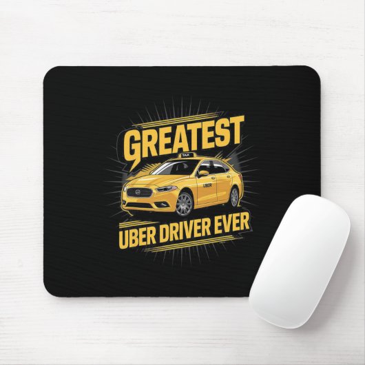 Bester Uber Driver je Uber Driver Funny 1 Mousepad (Mit Mouse)