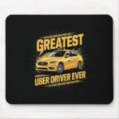 Bester Uber Driver je Uber Driver Funny 1 Mousepad (Vorne)