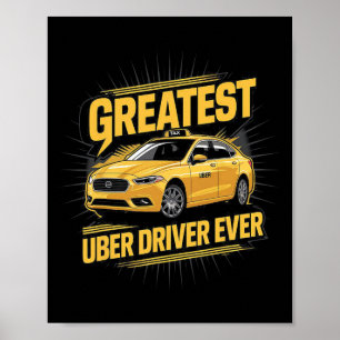 Bester Uber Driver je Uber Driver Funny 1 Poster