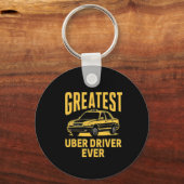 Bester Uber Driver je Uber Driver Funny 3 Schlüsselanhänger (Vorderseite)