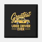 Bester Uber Driver je Uber Driver Funny 4 Magnet (Vorne)