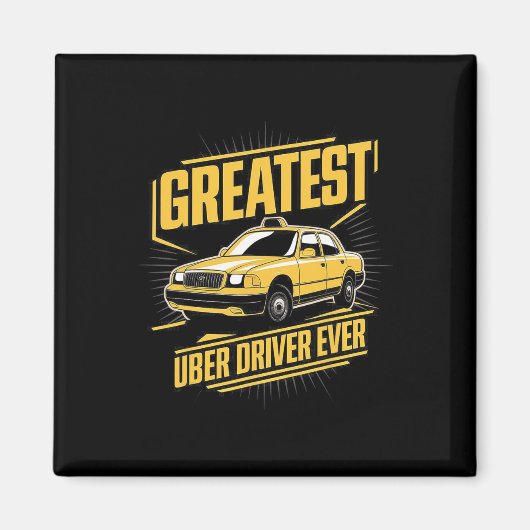Bester Uber Driver je Uber Driver Funny Magnet (Vorne)