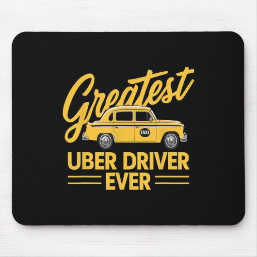Bester Uber Driver je Uber Driver Funny Mousepad (Vorne)