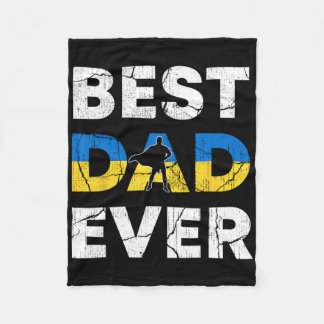 Bester ukrainischer Vater überhaupt Ukraine Daddy Fleecedecke