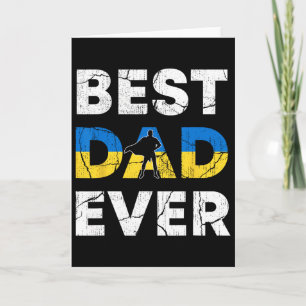 Bester ukrainischer Vater überhaupt Ukraine Daddy  Karte