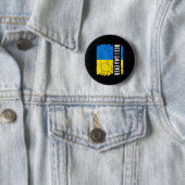 Bester ukrainischer Vater überhaupt Ukrainische Fl Button (Beispiel)