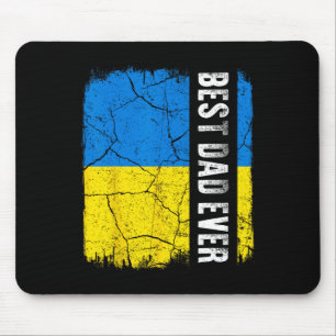 Bester ukrainischer Vater überhaupt Ukrainische Fl Mousepad
