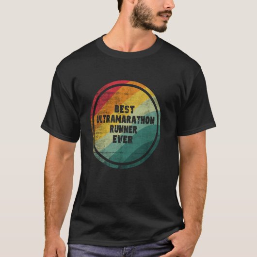 Bester Ultramarathon-Runner je Funny Ultramarathon T-Shirt (Vorderseite)