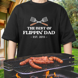 Bester umdrehender Papa-Spatel Lustig Retro  T-Shirt