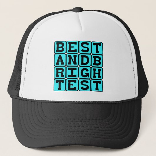 Bester und brigster Begriff Truckerkappe (Vorderseite)