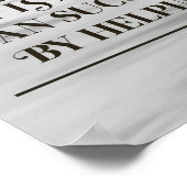 Bester und schnellster Erfolg Poster (Ecke)