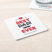 Bester Untersetzer Vater-überhaupt glücklicher des (angewinkelt)