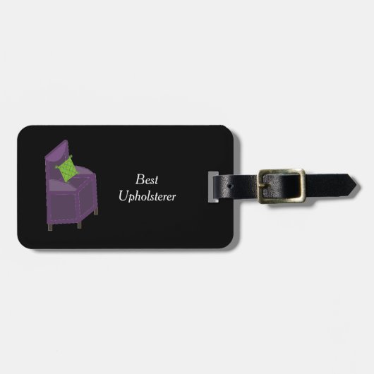 Bester Upholsterer Gepäckanhänger (Vorderseite horizontal)