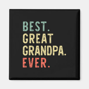 Bester Urgroßvater überhaupt Lustig Retro Vintage Magnet
