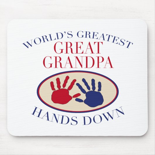 Bester Urgroßvater überhaupt Mousepad (Vorne)