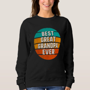 Bester Urgroßvater überhaupt Retro Vintage Cool Fa Sweatshirt