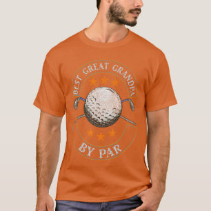 Bester Urgroßvater von Par Golf Lover Sports retro T-Shirt