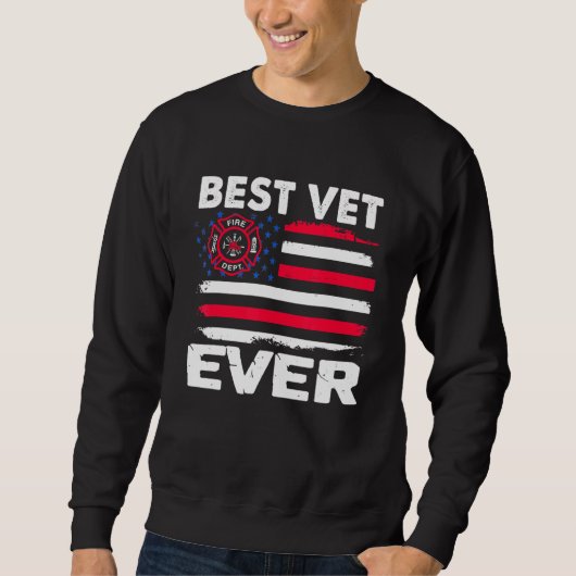 Bester US-Feuerwehrmann je Sweatshirt (Vorderseite)