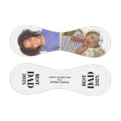 Bester Vater 2020 | Typografie zwei FotoCollage Baseball (Paneele)