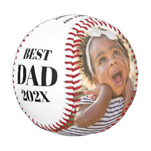Bester Vater 2020   Typografie zwei FotoCollage Baseball